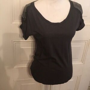 Charcoal Bling T Shirt Size Sm A1